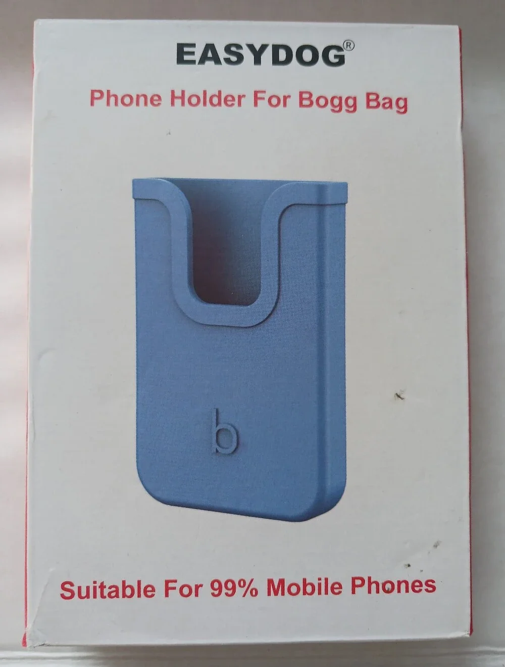 EasyDog Silicone Phone Holder for Bogg Bag, Blue, Beach Bag Insert For Cellphone